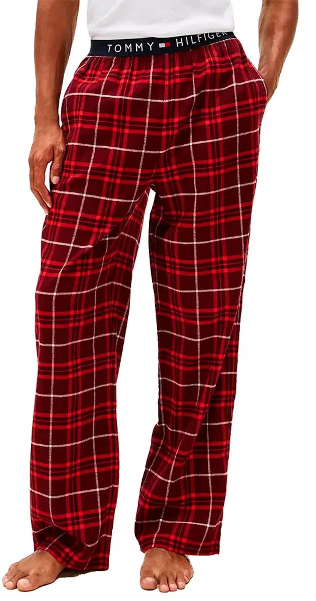 Tommy Hilfiger Um0um03589 Pyjamabroek Rood XL Man