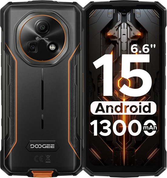 DOOGEE Fire 5 4G - Robuuste Smartphone - Robuuste Telefoon - Android 15 ...