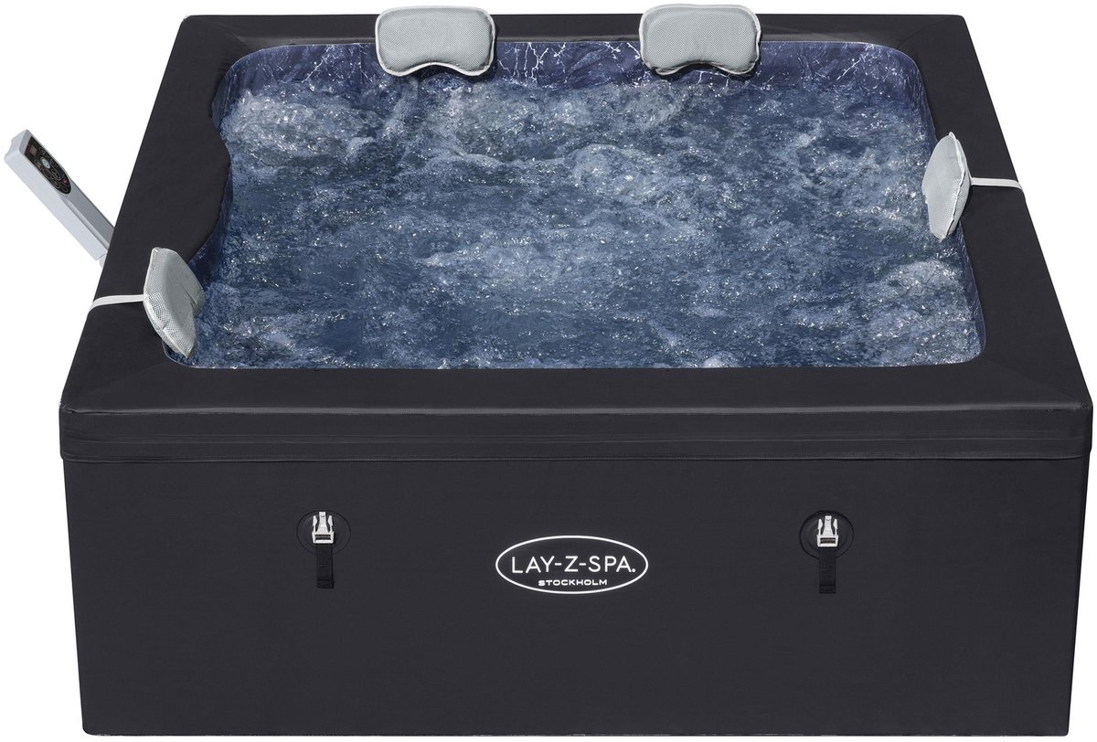 Lay-Z-Spa Stockholm ThermaCore UltraFit Smart AirJet - 6 personen - 164 x 164 x 65 cm