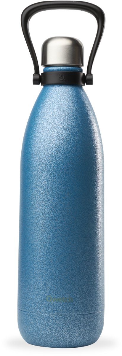 Qwetch - Isothermische fles - Originals Roc Blauw- 1L.
