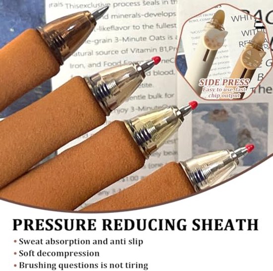Een pak van 50 losse Kraft papier balpennen - zwarte inkt pen 1.0mm Een pak van 50 losse Kraft papier balpennen - zwarte inkt pen 1.0mm