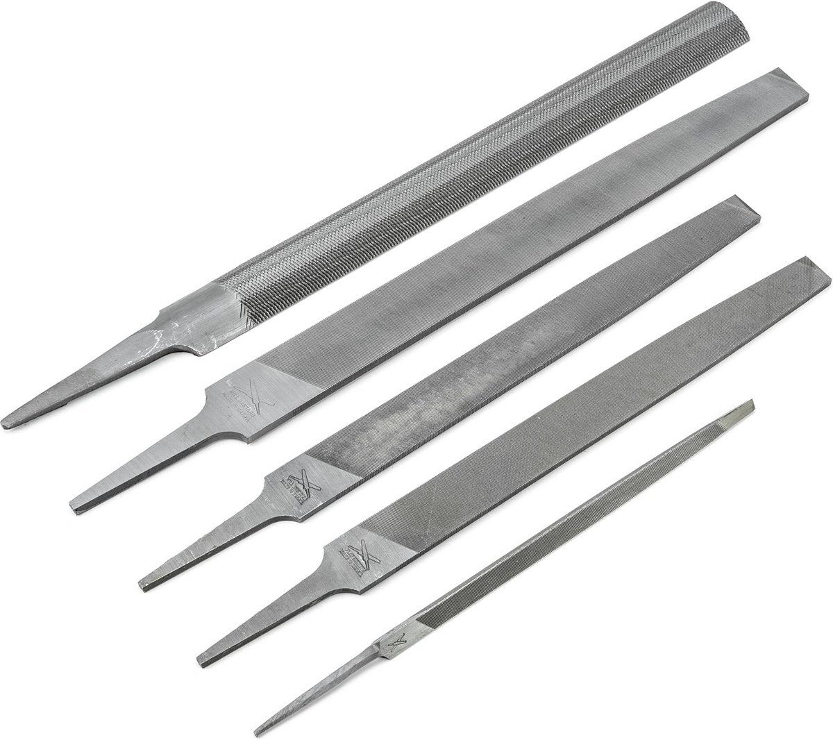 Halve maan bestanden set 5 stuks - 6 inch, 8 inch en 10 inch Algemeen Doelbestandenset