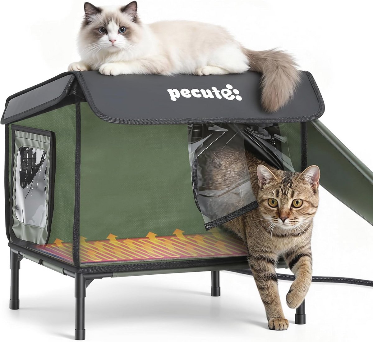 Verwarmd kattenhuis S