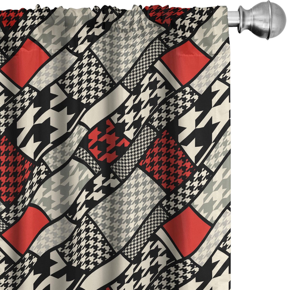 ABAKUHAUS Gordijnen 2-Delig – Mikrofaser – 150x175 Wit