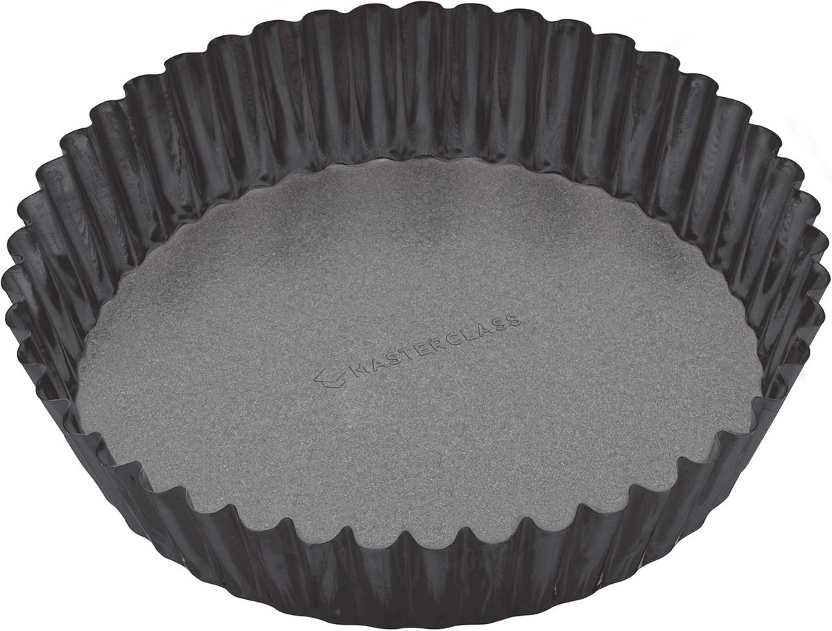 Diepe bakvorm voor taarten en quiches met antiaanbaklaag, 25 cm