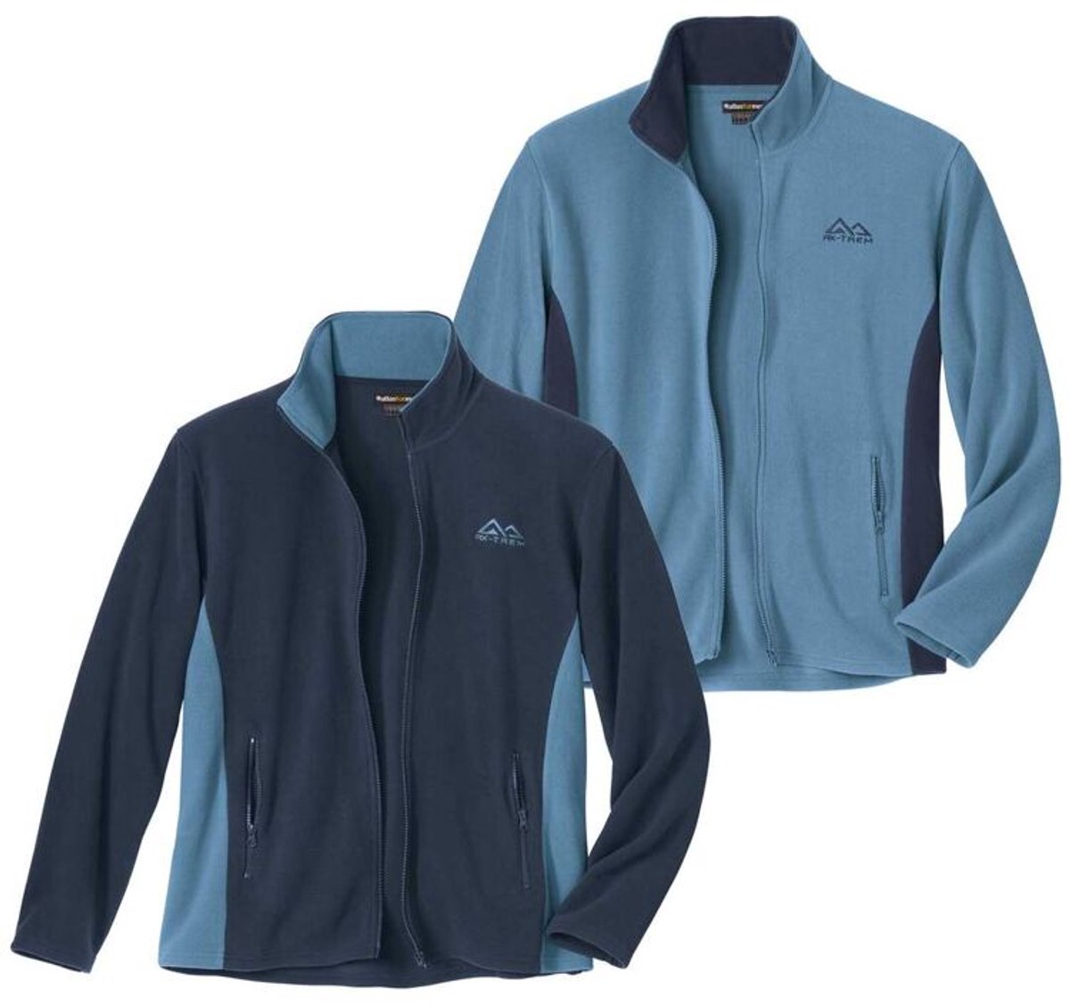 ATLAS FOR MEN - Set van 2 fleecevesten Rx-Trem - Heren - Verkrijgbaar in grote maten - L