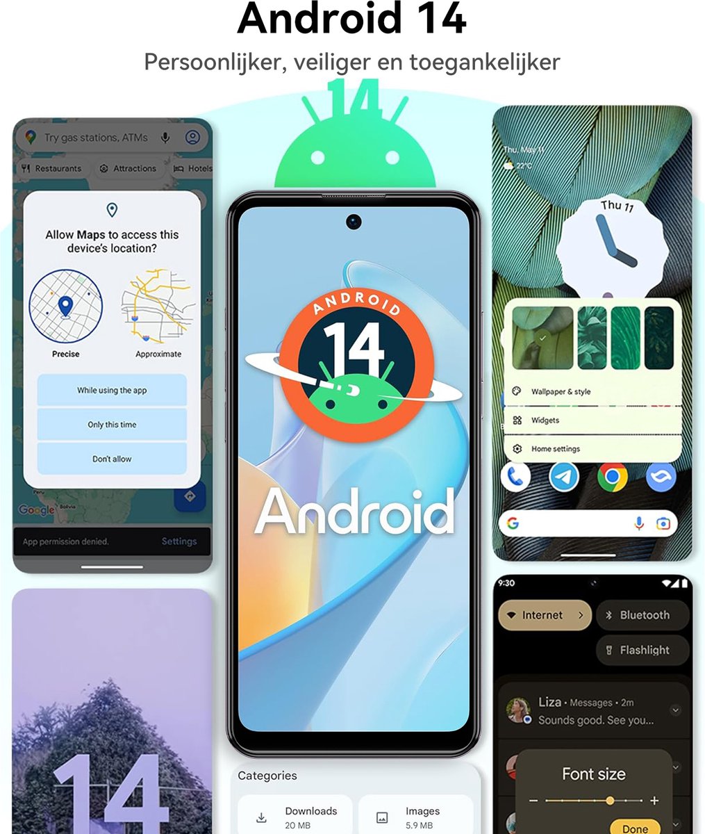 HOTWAV Note 13 Max mobiele telefoon senioren - Smartphone - 256GB - Zwart - mobiele telefoon zonder abonnement - 2 jaar garantie - Met Transparante Hoes - 4G Dual SIM – foto 2