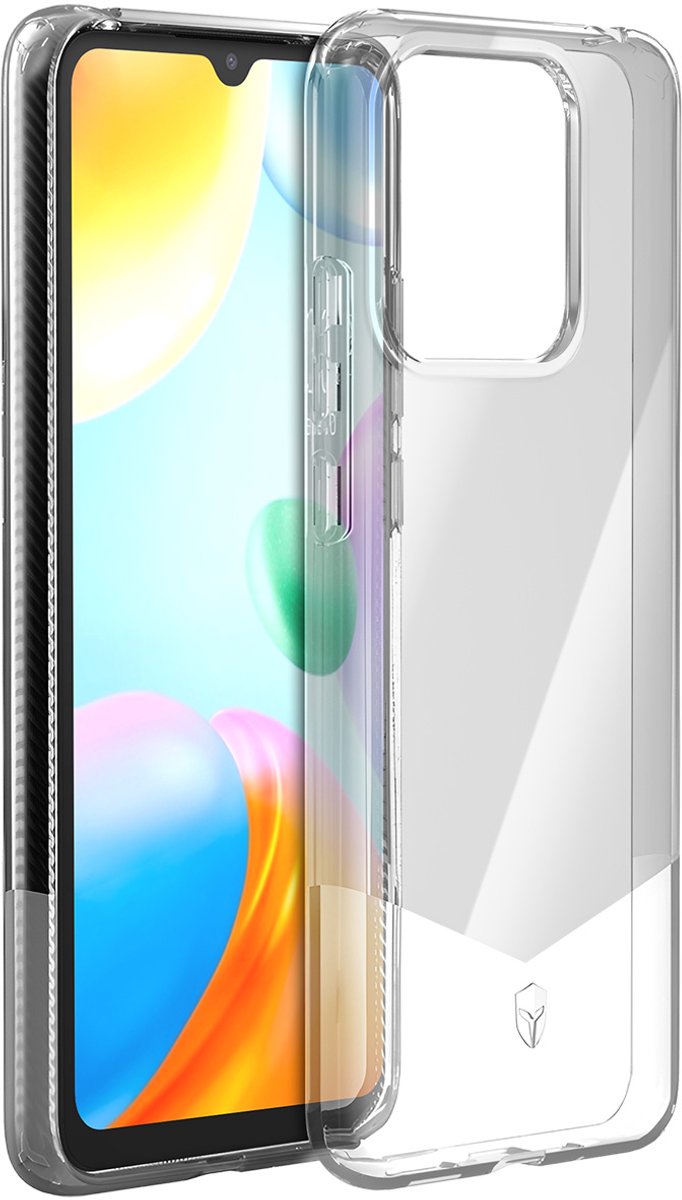 Force Case, Versterkte hoes voor Xiaomi Redmi 10C PURE, Transparant
