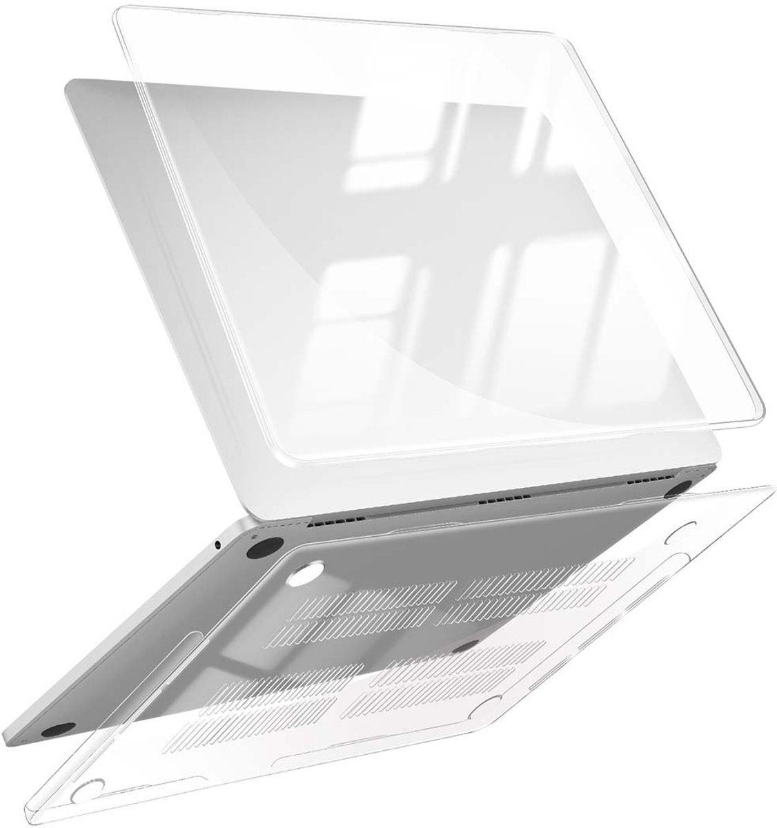 Puro, ClipOn-beschermhoes voor 16-inch MacBook Pro, Transparant