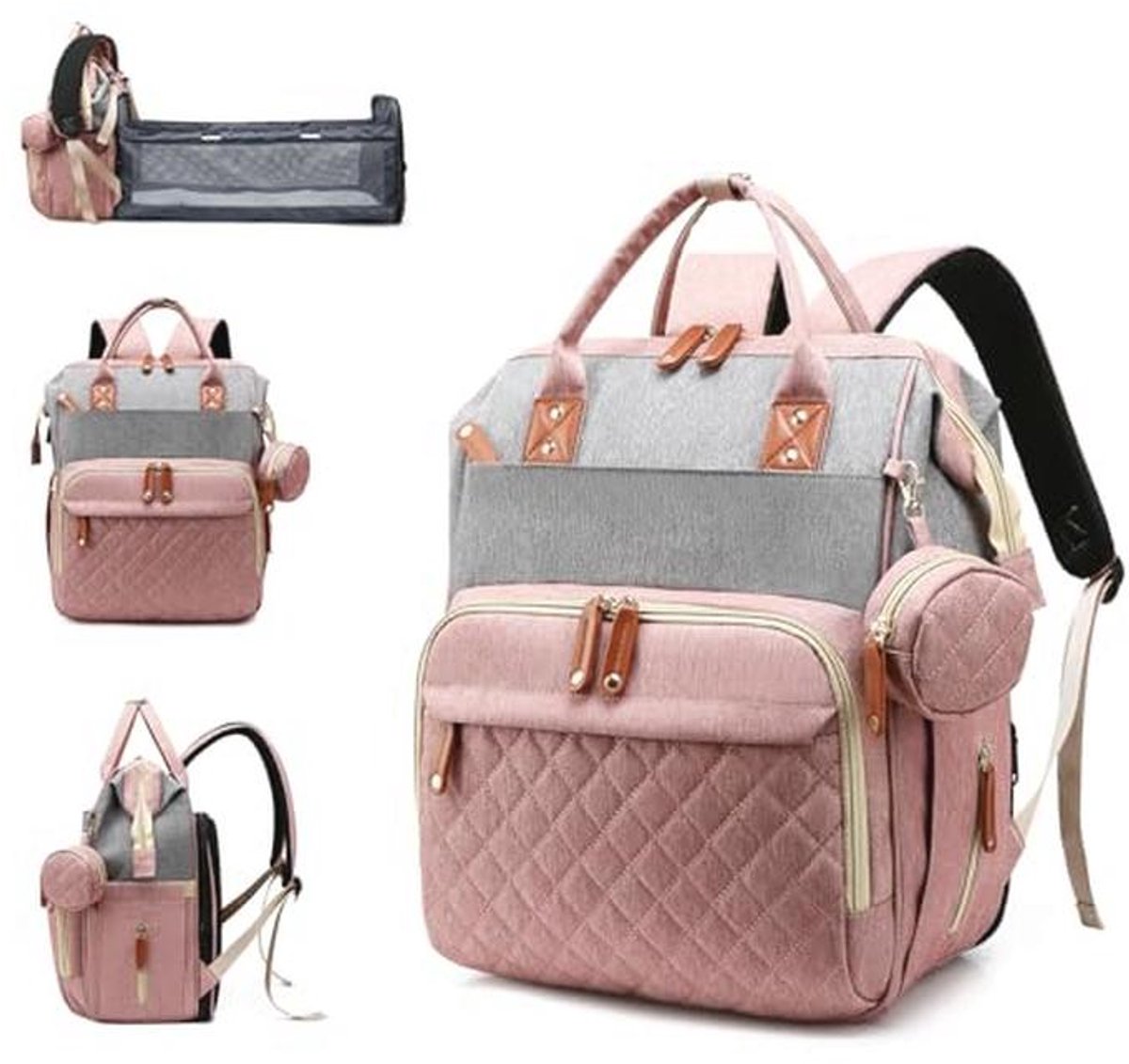 Unisex Luiertas - Diaper Bag voor Baby's (1-Pack)