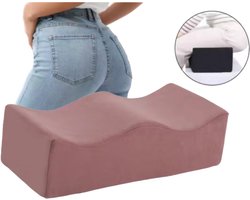 Ergonomisch Bil- & Beenkussen – Drukverlagend Zitkussen – BBL Recovery Kussen - After Surgery Herstelkussen - Orthopedisch Kussen voor Rug, Heup & Benen – Hip Pillow - Bobby Pillow - Comfortabel Memory Foam – Anti-slip & Wasbare Hoes