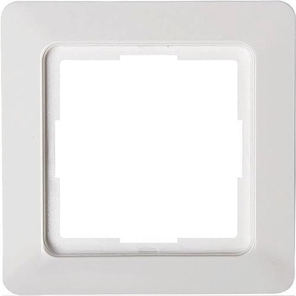 Wit Afdekraam 1-voudig voor Schakelaars - Modern Design