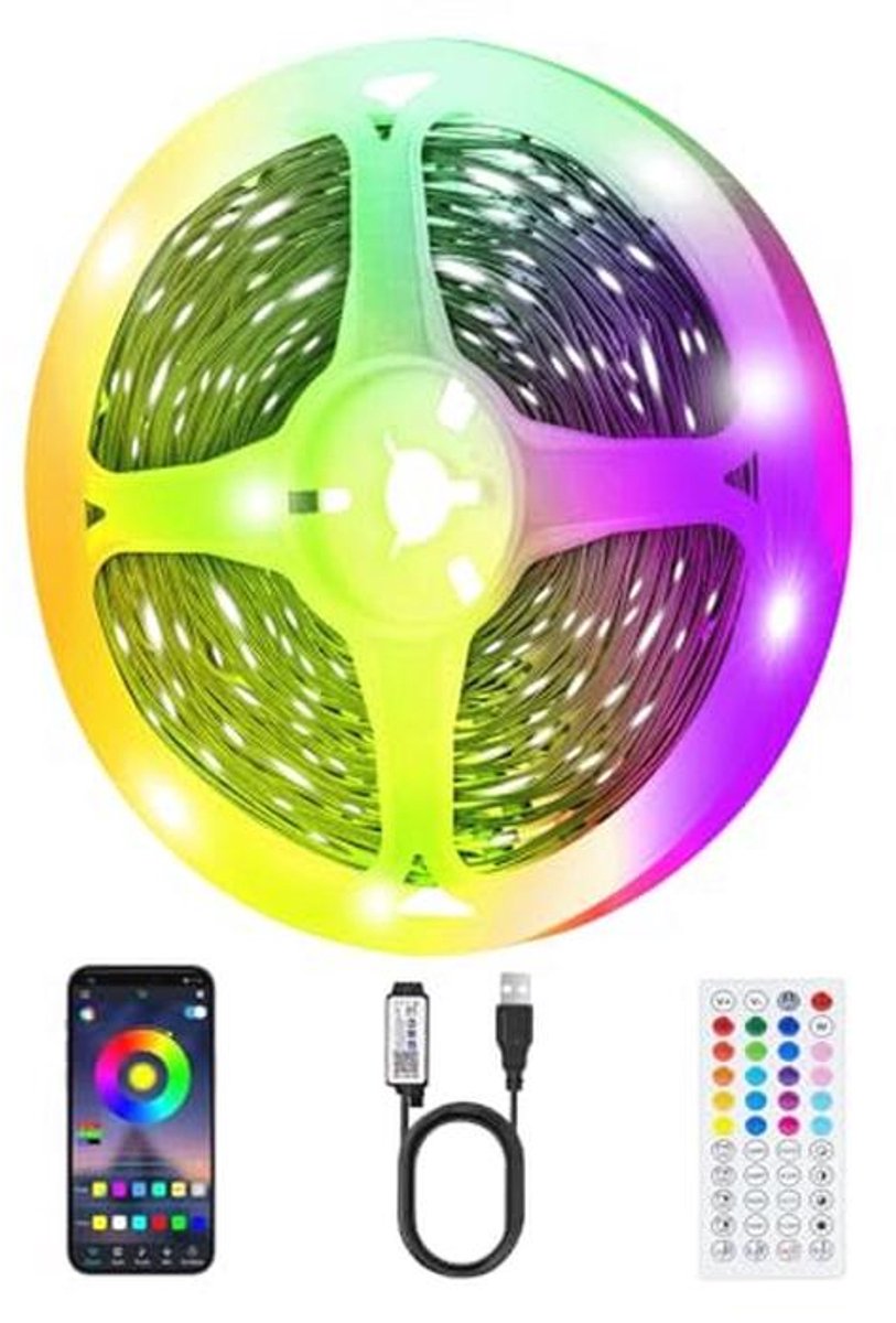 LED Strip Achterverlichting voor TV 55-65 inch - RGB Kleurveranderende LED Lichten met Afstandsbediening en Apps