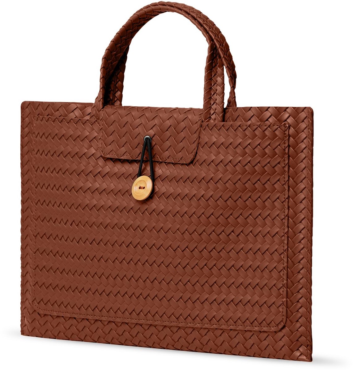 IMPERATORIS® Laptop Tas/Hoes/Sleeve 14 inch - Laptophoes Voor Dames/Heren - Bruin