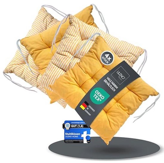 Set van 2 Comfortabele Zitkussens 48x48cm U-vormig voor Binnen en