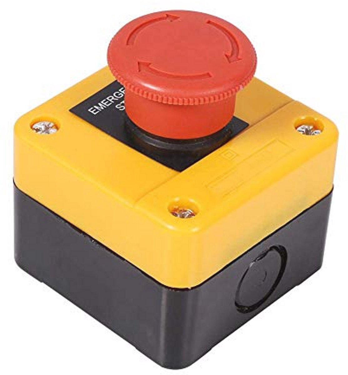 Noodstopknop 660V 10A - Duurzame Paddestoeldrukknop voor Noodsituaties