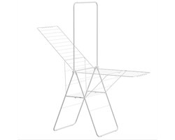 Wasrek - Droogrek Inklapbaar - 28 meter drooglengte - Wit – Bodo