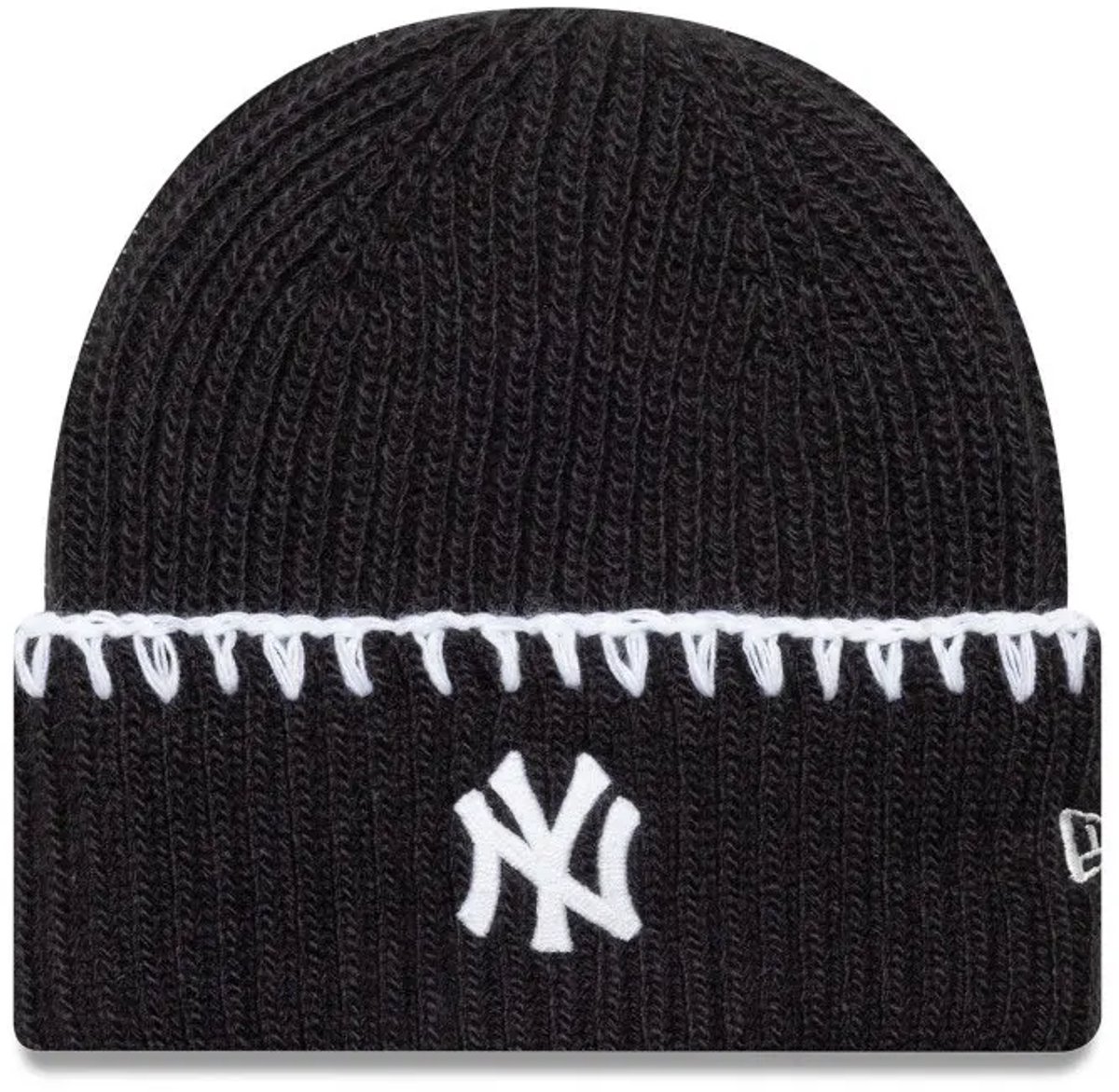 Dames muts New York Yankees Chunky Topstich Zwart