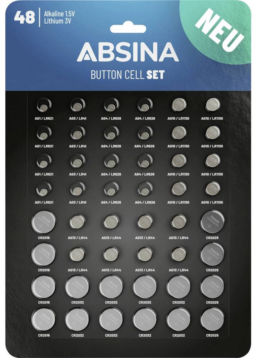 Absina Knoopcelset 1 stuk(s) Alkaline