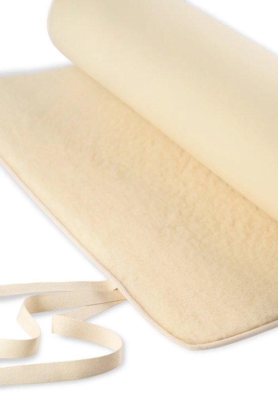 Alwero wollen Yogamat Naturel 70x200cm — afbeelding 5