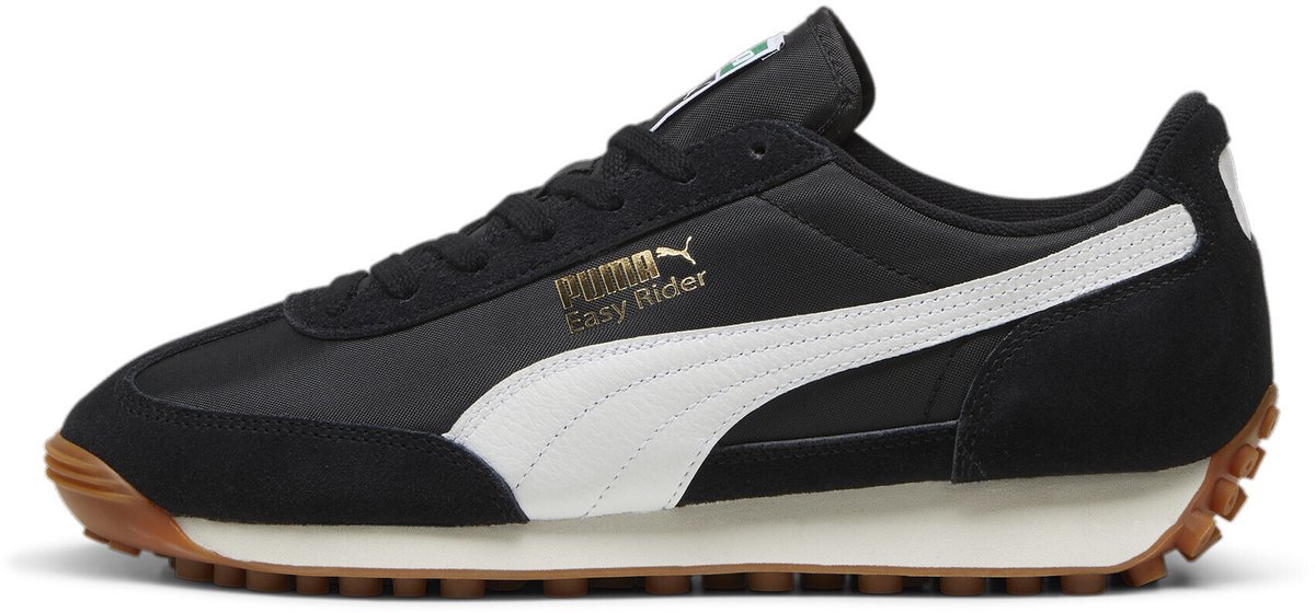Easy Rider Vintage leren sneakers Zwart
