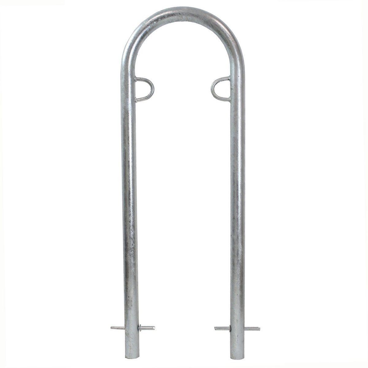 Fietssteun 111,5 x 40 cm thermisch verzinkt staal Ø 49 mm grijs Beton in fietsstandaard type U