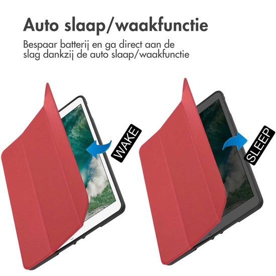 iMoshion Trifold iPad Bookcase (2018) / (2017) / Air 2 / couverture comprimé Air - Rouge