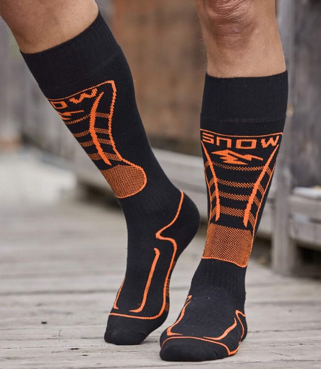 ATLAS FOR MEN - Winter sport sokken - Heren - Verkrijgbaar in grote maten - 39/42