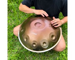 LIDAH® Stainless Steel Handpan - D Mineur Kurd 10 - Roestvrij Staal - Hand Pan Drum