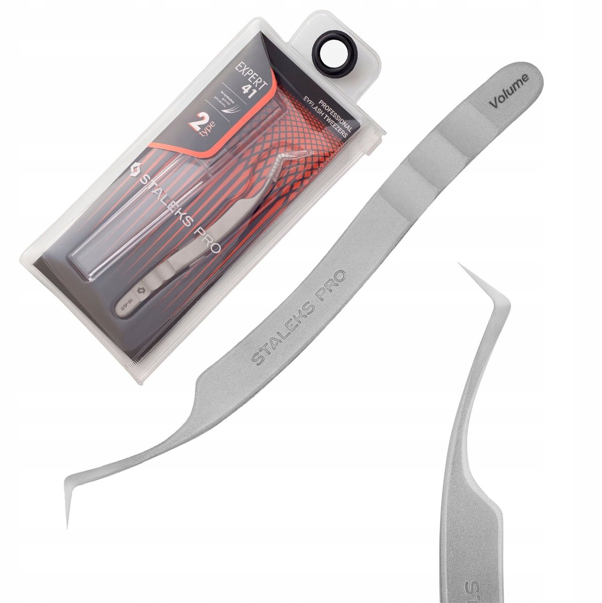 Staleks Pincet voor Wimperextensions TE-41/2 - Professioneel & Ergonomisch