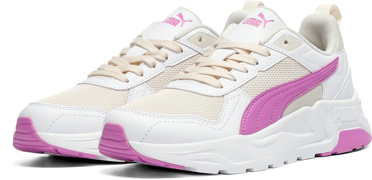 PUMA Trinity 2 LT Unisex Sneakers Alpine Snow-Electric Orchid-PUMA Wit