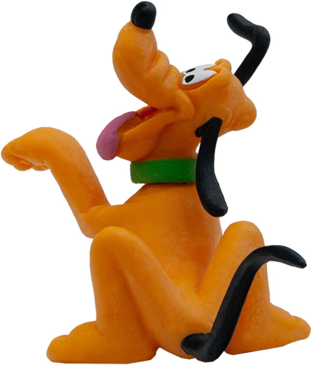 Bullyland 15347 – Speelfiguur en verzamelfiguur Pluto uit Disney, ca. 6,1 x 4,7 x 6 cm – levensecht en detailrijk vormgegeven – ideaal als taartfiguur en klein cadeautje voor kinderen vanaf 3 jaar. — afbeelding 6