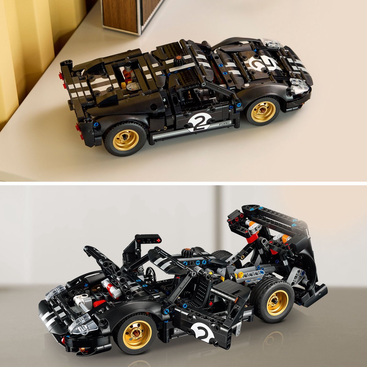 LEGO Technic 1966 Ford GT40 MKII Racewagen - Vintage Auto Bouwpakket voor Volwassenen - 42223 — afbeelding 19