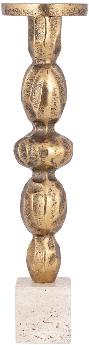 PTMD Kandelaar Malines - Goud - 11x11x43cm