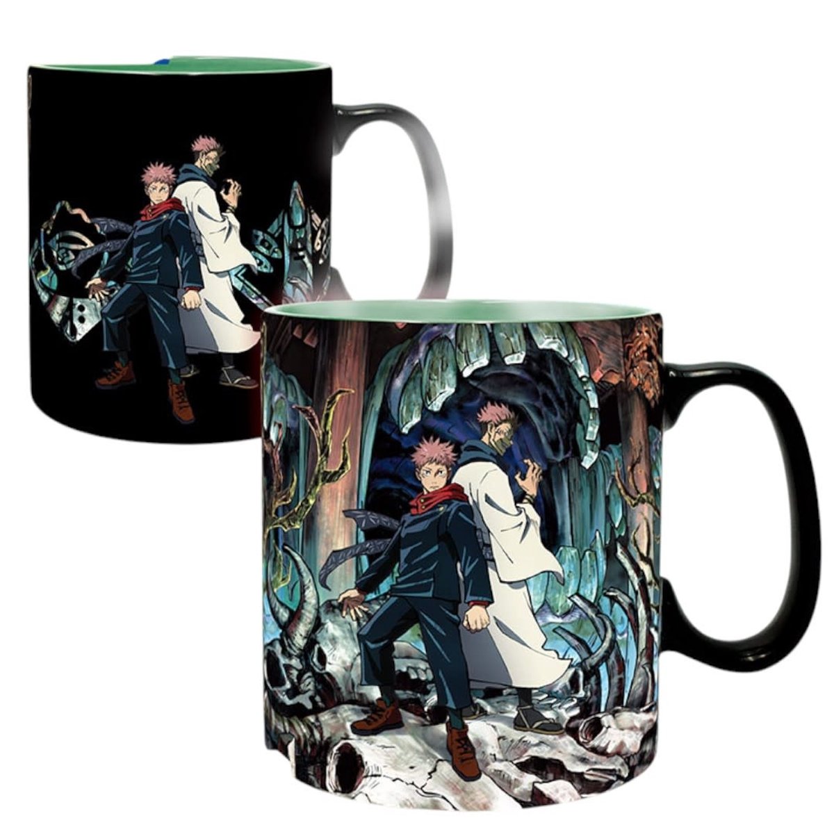 Jujutsu Kaisen Itadori & Sukuna - Mok met thermisch effect Unisex Kop - meerkleurig - Standard