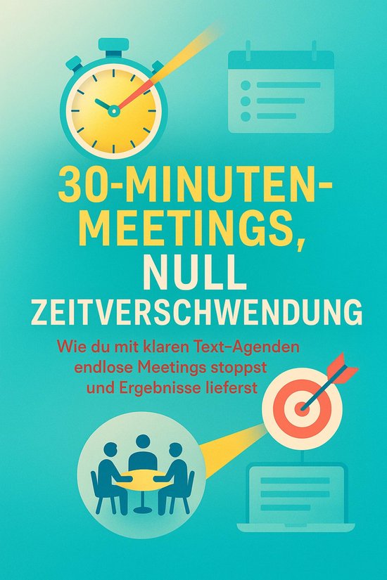 30-Minuten-Meetings, Null Zeitverschwendung - cover