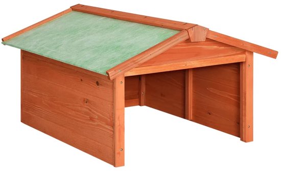 vidaXL Abri pour tondeuse robot en bois - Garage pour tondeuse robot - Housse pour tondeuse robot - Abri pour tondeuse - Peinture extérieure - Entretien du jardin