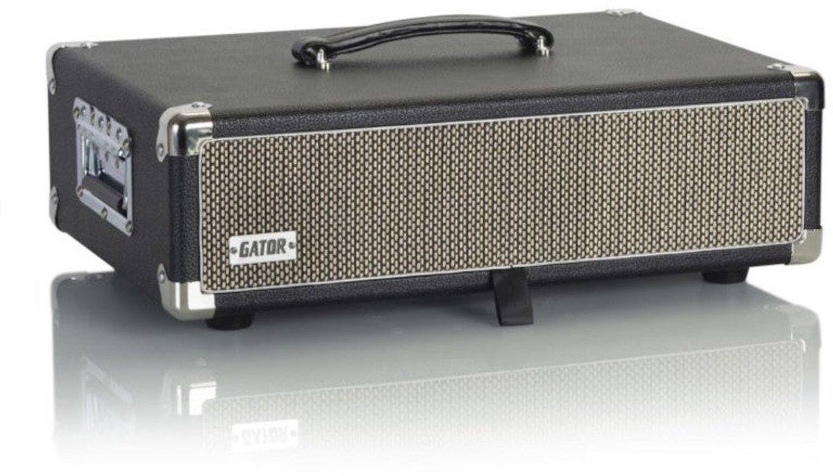 Gator Cases GR-RETRORACK-2BK Retro Rack Vintage Amp Vibe Rack Case 2U Black
