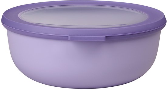 Mepal – Multi bol Cirqula environ 1250 ml – Mag être mis au congélateur, au micro-ondes et au lave-vaisselle – Lilas nordique – Convient comme récipient de préparation de repas, récipient frais, boîte de rangement