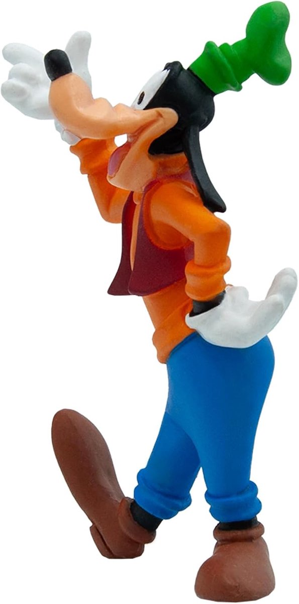 Bullyland 15346 – Speelfiguur en verzamelfiguur Goofy uit Disney, ca. 9 cm – levensecht en detailrijk vormgegeven – ideaal als taartfiguur en klein cadeautje voor kinderen vanaf 3 jaar. — afbeelding 3