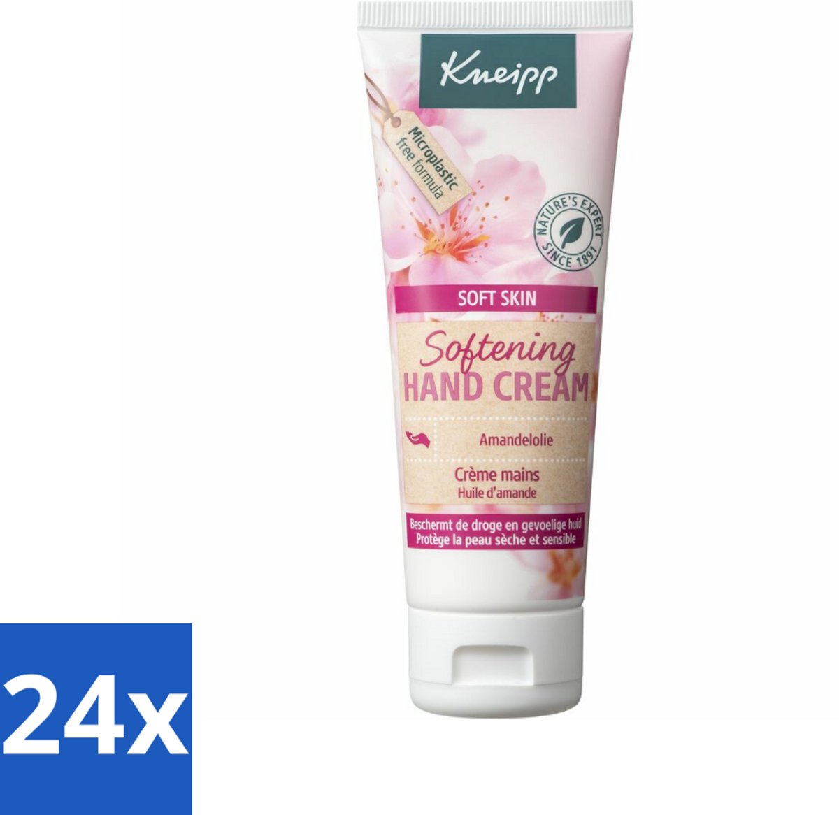 Kneipp - Handcrème - Soft Skin - Amandelbloesem - 75 ml - Voordeelverpakking - 24 stuks