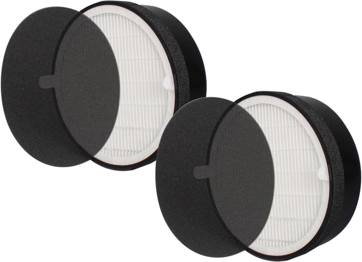 Provento - Vervangende filters voor luchtreiniger LV-H132 | H13 True HEPA en actieve koolfilters - Compatibel met LEVOIT LV-H132-RF