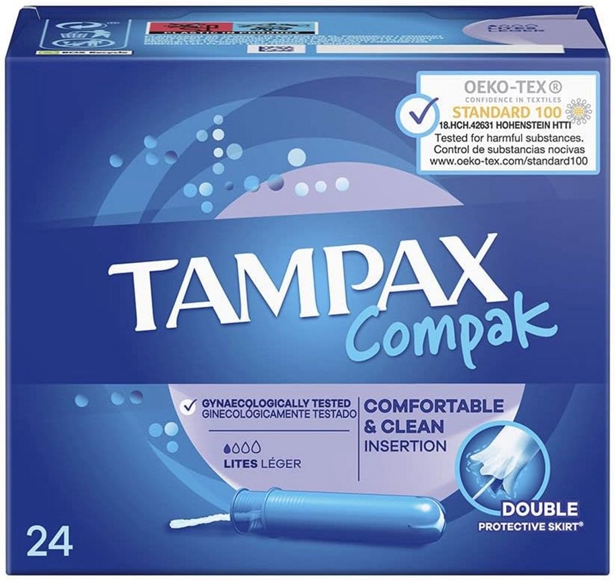 Compaq Lites Tampons - 24 Stuks - Verpakking voor Comfort en Bescherming