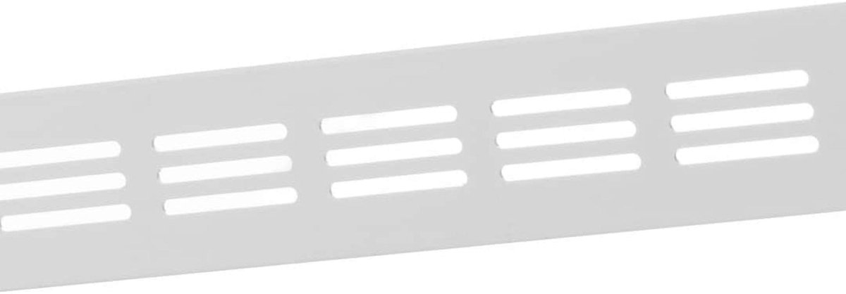 Ventilatierooster 40x300mm - Wit Aluminium Rooster voor Verbeterde Luchtcirculatie