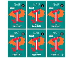 Naïf - Badzout - Kids 3+ - 0% SLES - Fris & Fruitig - Kleurrijk Badplezier - Natuurlijke Kleurstof - 6x40gr