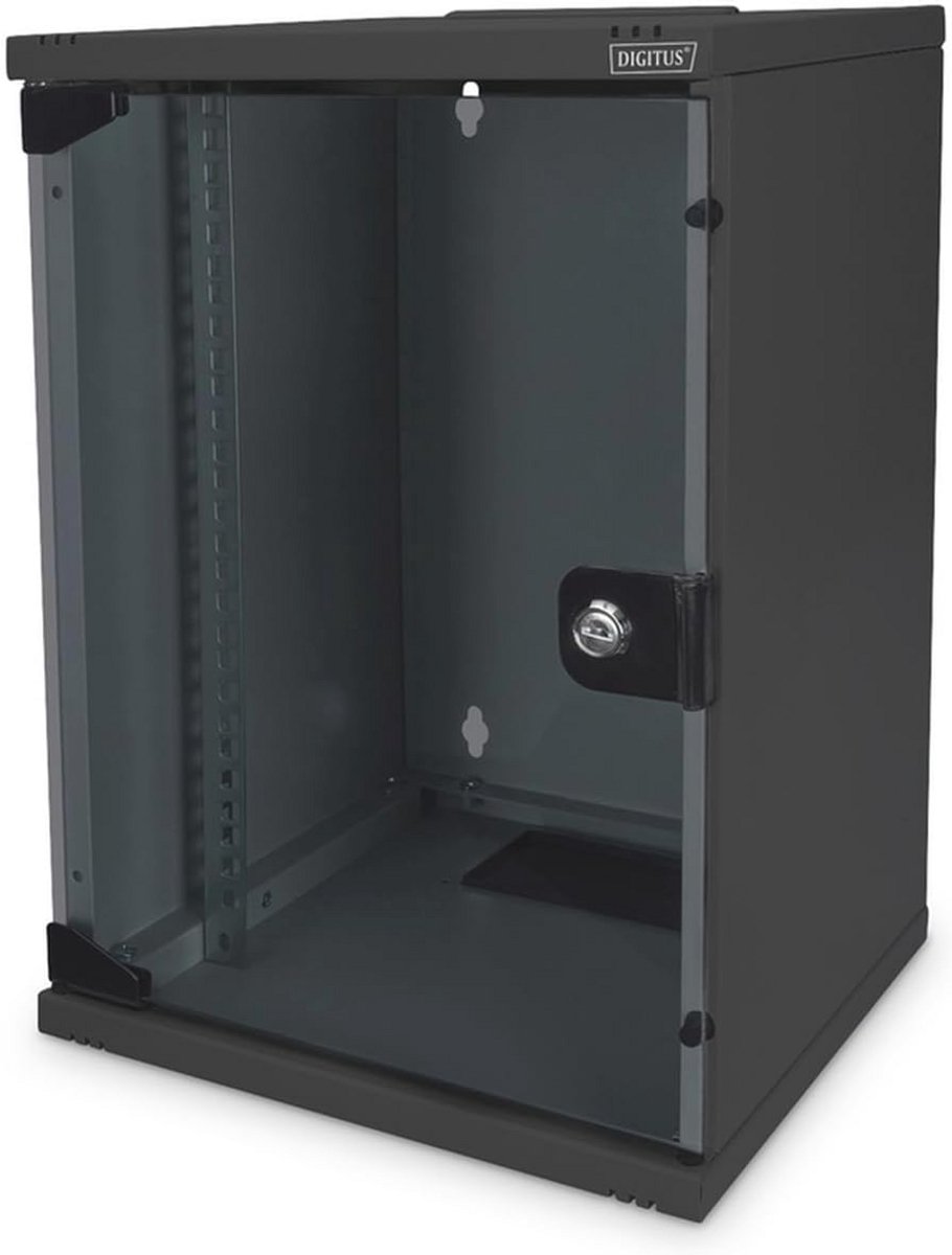 10-inch Netwerkkast 9U Set met Plank, Contactdoosstrip, Patchpaneel en Switch