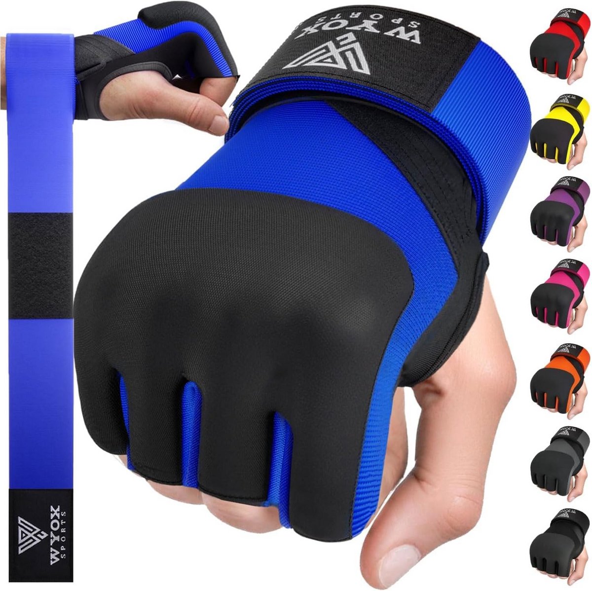 Bokshandschoenen Binnenwikkel MMA Handbandages voor Mannen en Vrouwen - Dikke Knokkelbescherming & Ademend