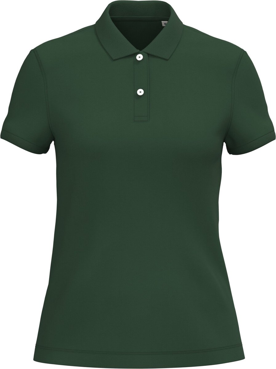 Native Spirit Ecologische damespolo in piquétricot NS208 - Forest Green - XL