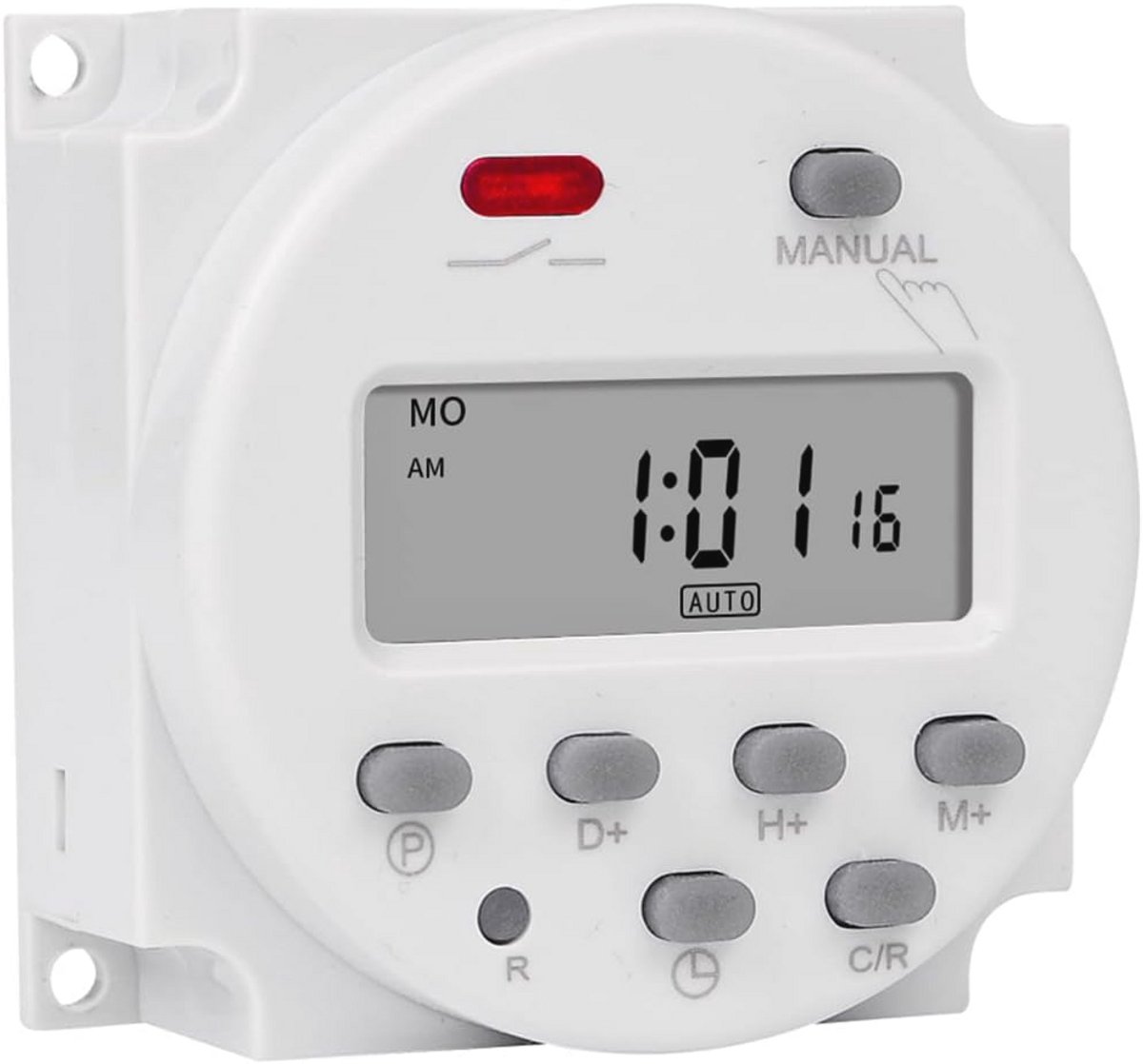 Mini LCD Digitale Microcomputer Tijdschakelaar - Programmeerbare Timer voor DC220V 16A