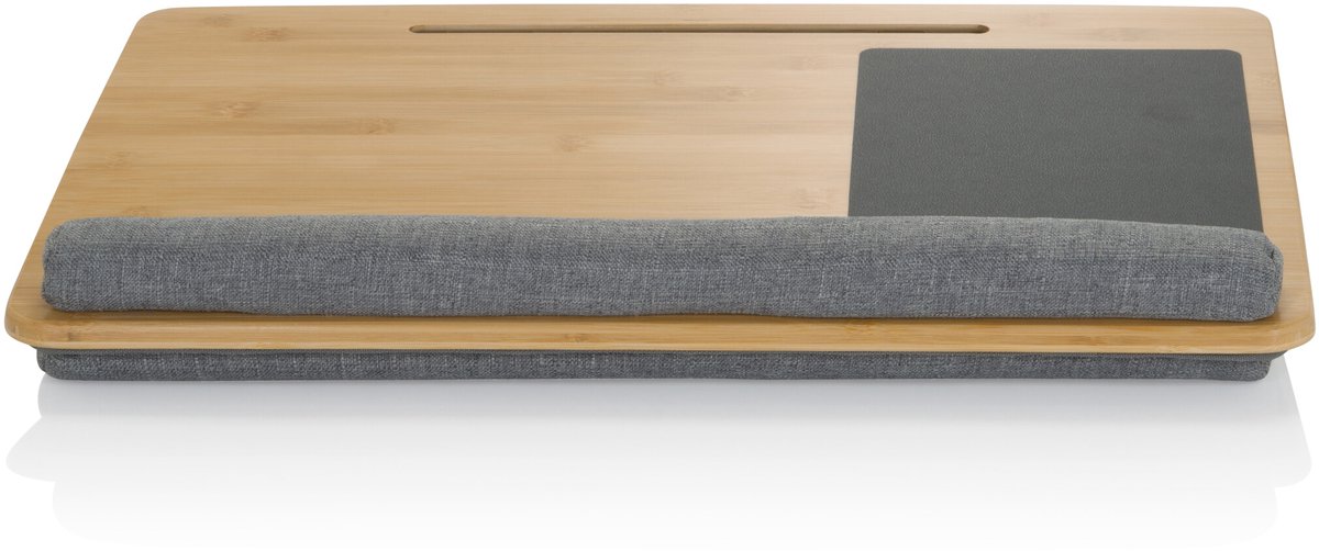 Laptopmat COMFILAP 55 x 36 cm met muis- en polssteun bruin hjh OFFICE